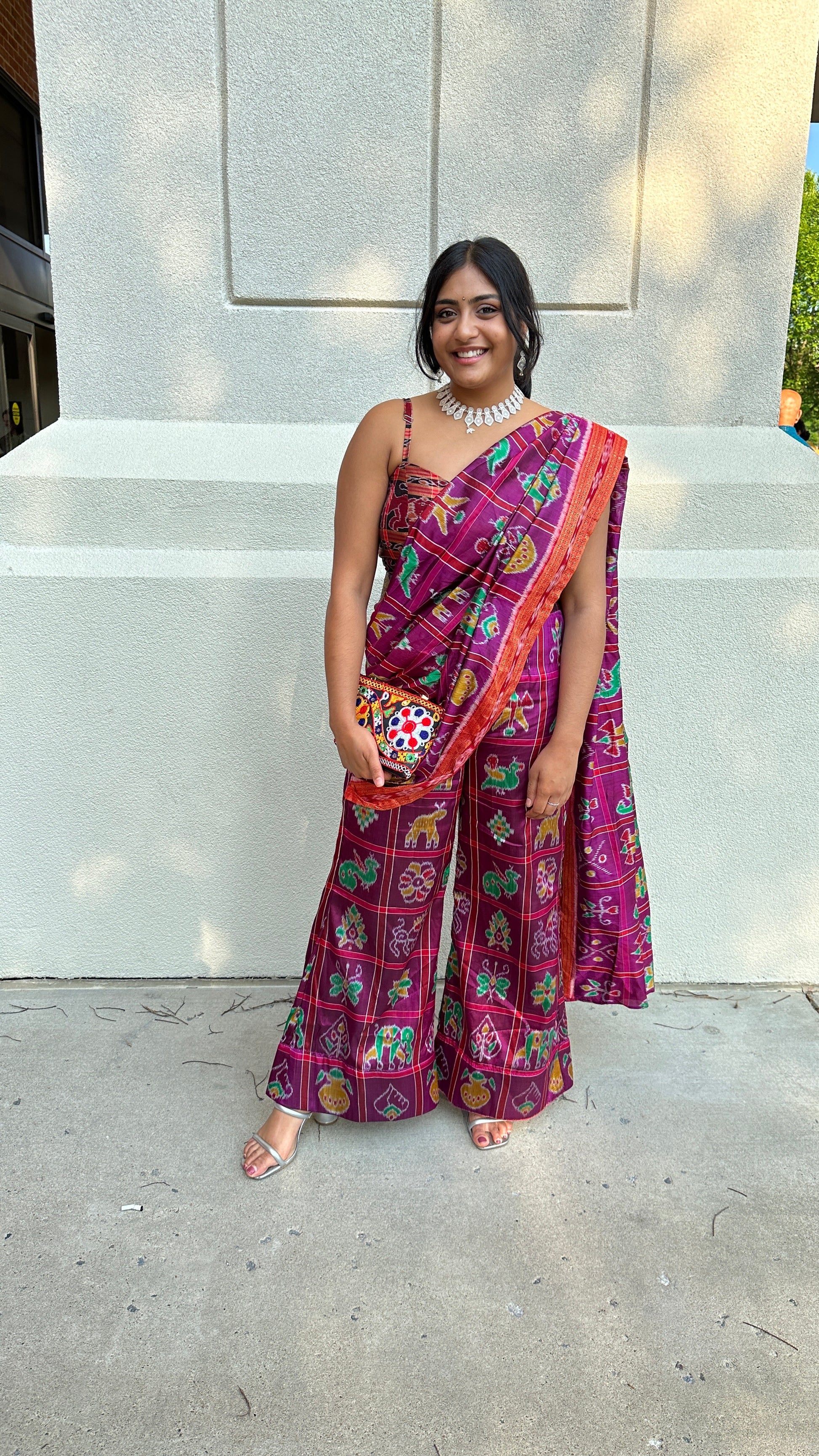 Sarang Leheriya Drape Saree With A Belt - Pinkcity by Sarika