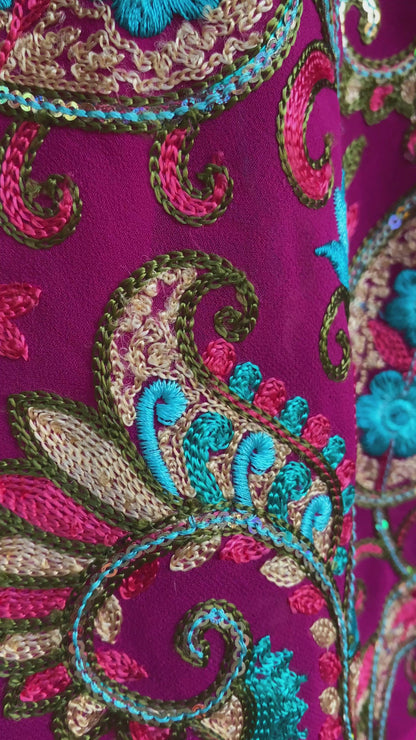 Rental Pink Embroidered Adaptable Lehenga Set